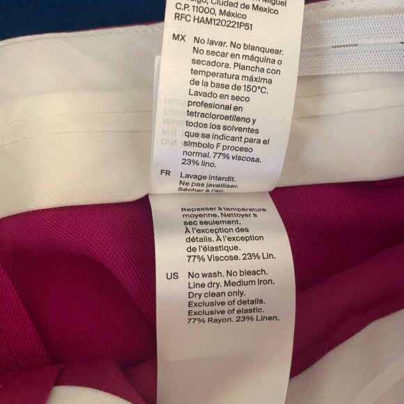 COS Wide-Leg Pleated Linen-Blend  Pants - Picture 3 of 9